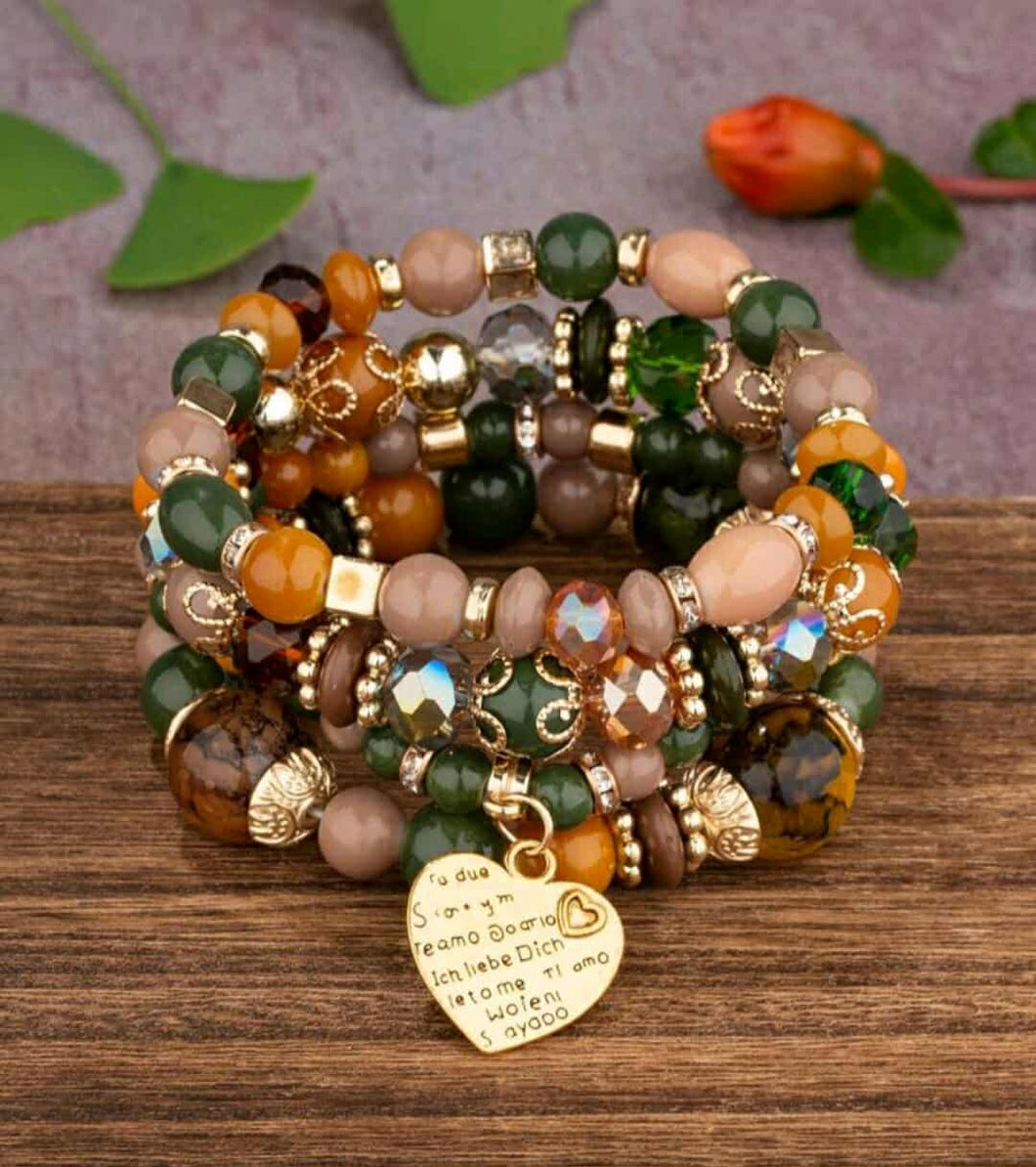 4-Piece Stretch Bracelet Set