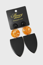 Load image into Gallery viewer, Orange &amp; Black Earrings

