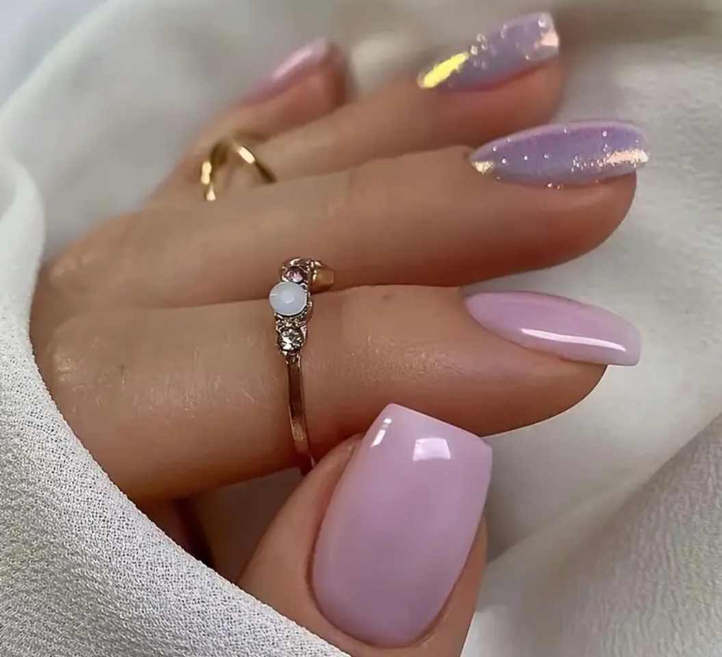 Purple Press-On Nails